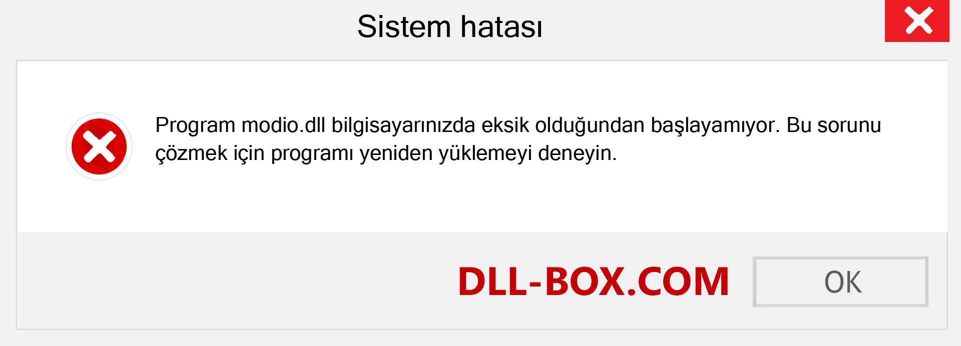 modio.dll dosyası eksik mi? Windows 7, 8, 10 için İndirin - Windows'ta modio dll Eksik Hatasını Düzeltin, fotoğraflar, resimler